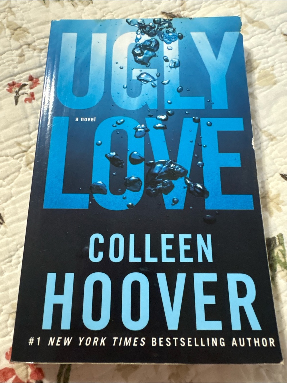 Ugly Love by Colleen Hoover - Blue & Black Paperback Novel